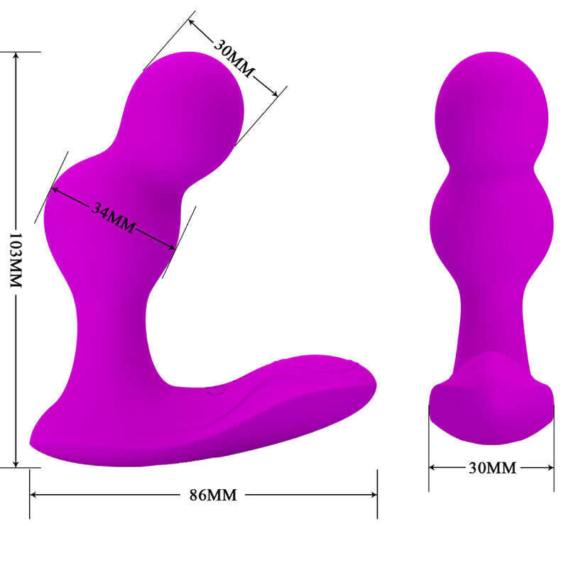 Pretty Love – Terrance Anal Vibrator Massager mit Fernbedienung
