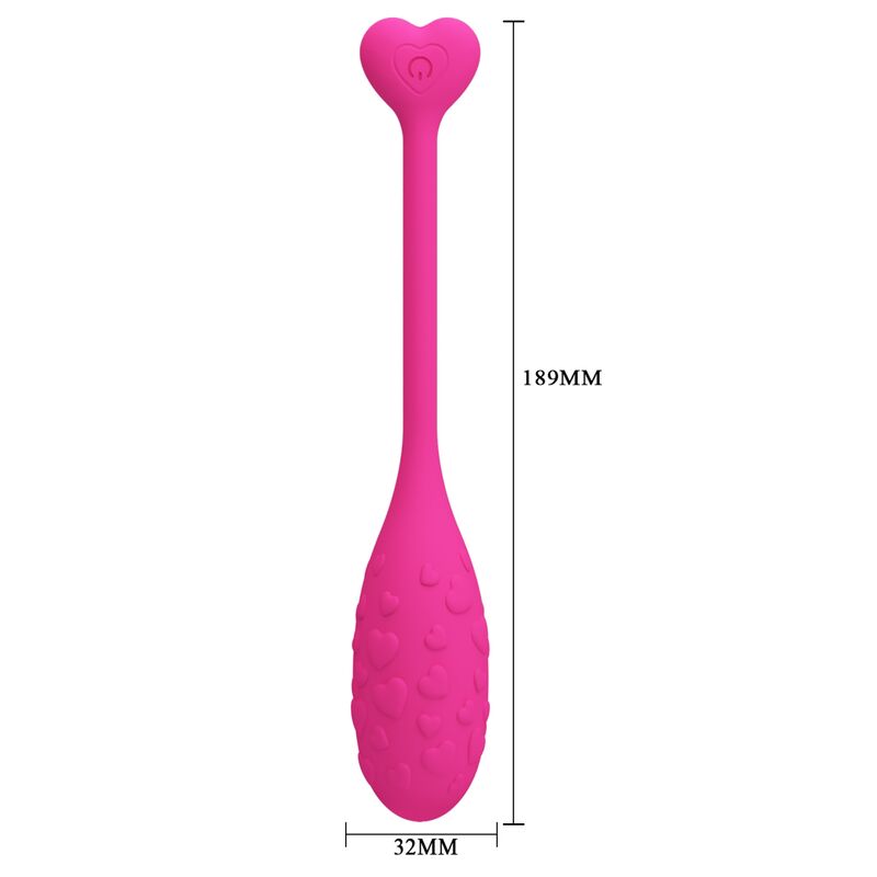 Pretty Love – App-Gesteuertes Rosa Fisher-Vibrations-Ei