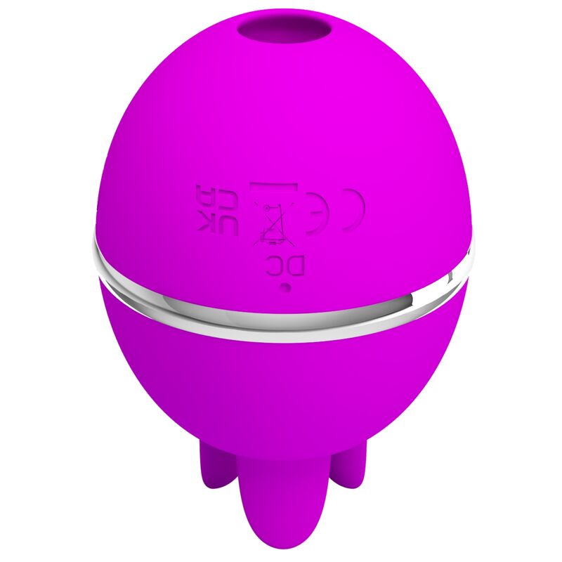 Pretty Love – Gemini Ball Lila. Runder Vibrator aus Silikon