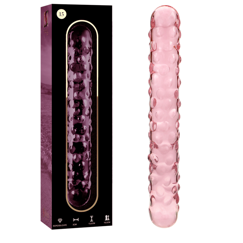 Nebula by Ibiza Modell 15 Dildo Borosilikatglas Rosa 18.5 CM Ø 3 CM