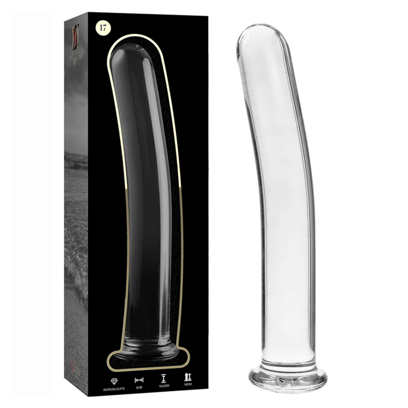 Nebula by Ibiza Modell 17 Dildo Borosilikatglas Klar 18.5 CM Ø 3 CM