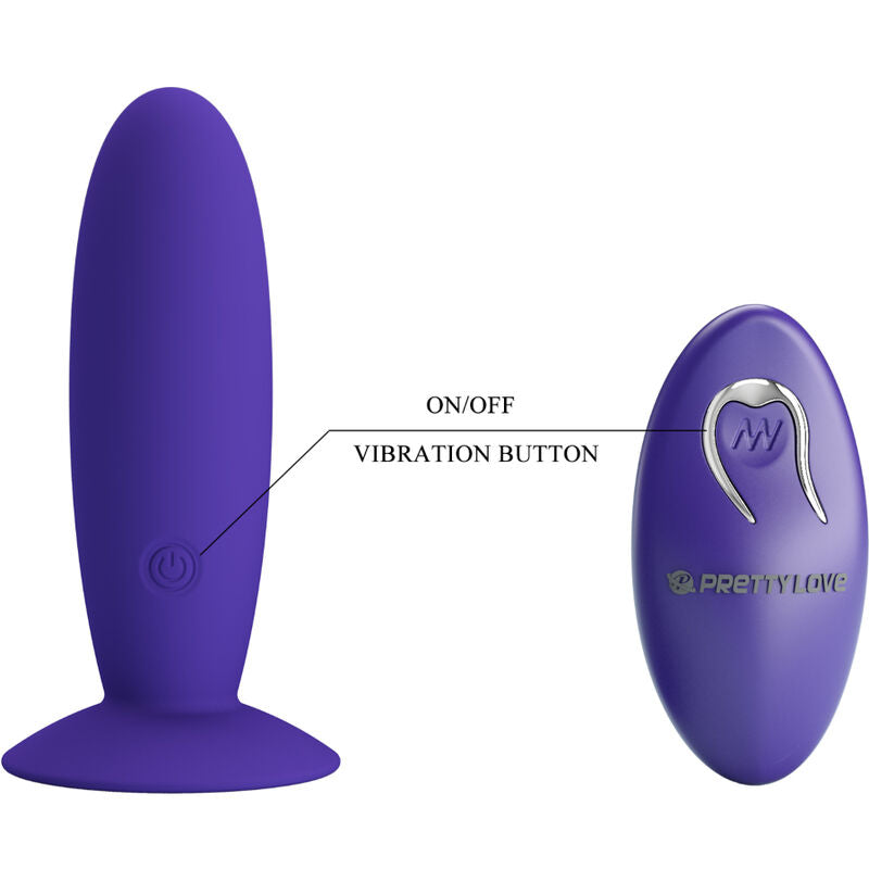 Pretty Love – Jugendplug Analvibrator mit Fernbedienung Violett