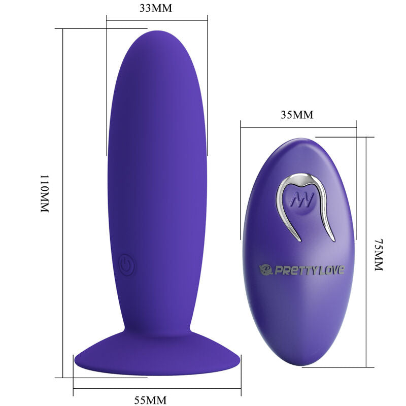 Pretty Love – Jugendplug Analvibrator mit Fernbedienung Violett