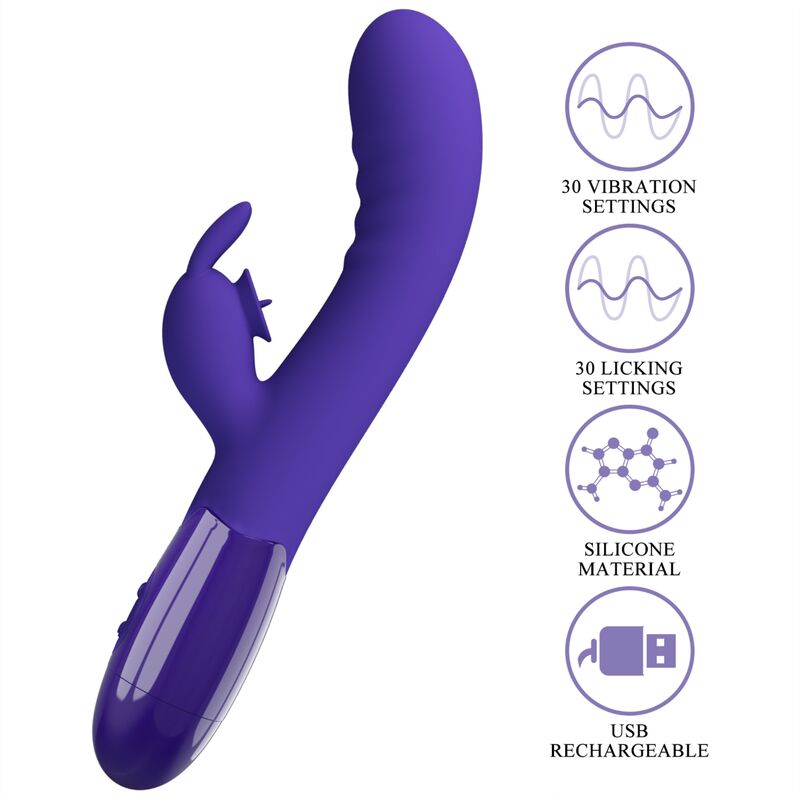 Pretty Love – Cerberus Youth Violet Rabbit Vibrator