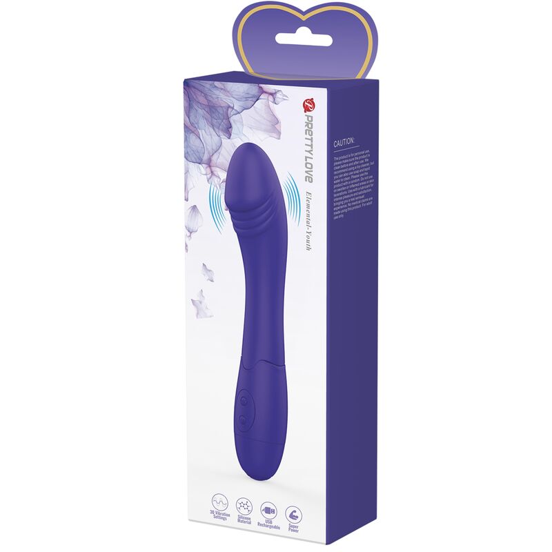 Pretty Love – Elemental Youth Violett Vibrator Dildo