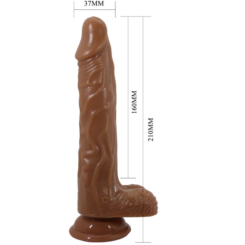 Baile – Bodach Realistischer Vibrator mit Fernbedienungssaugnapf
