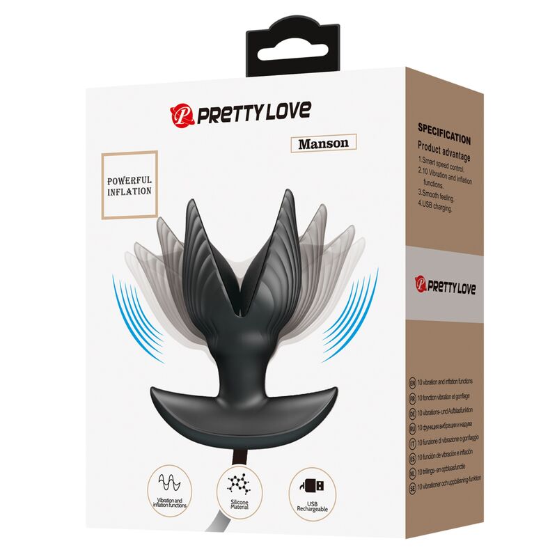 Pretty Love – Aufblasbarer & Wiederaufladbarer Analplug