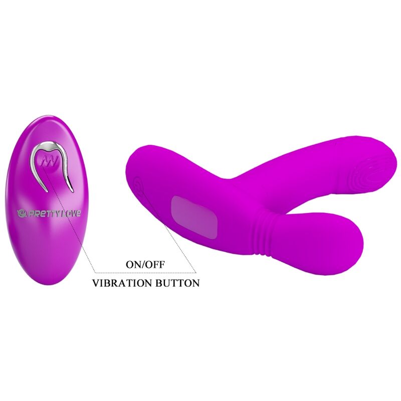 Pretty Love – Geri Klitoris Massager Rosa Fernbedienung