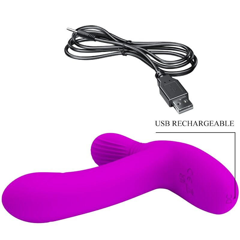 Pretty Love – Geri Klitoris Massager Rosa Fernbedienung