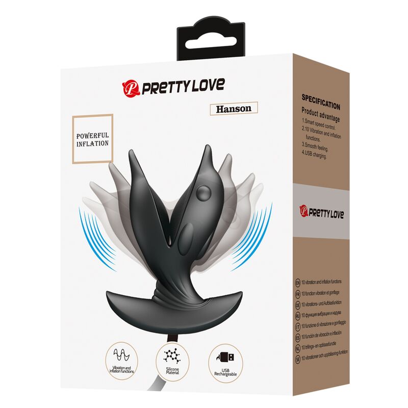 Pretty Love – Aufblasbarer & Wiederaufladbarer Delfin Analsplug