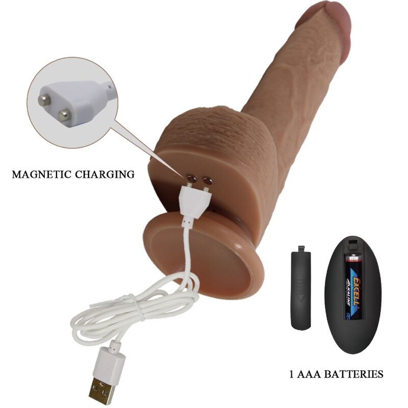 Pretty Love – Tommy Realistischer Dildo-Vibrator 22.5 cm