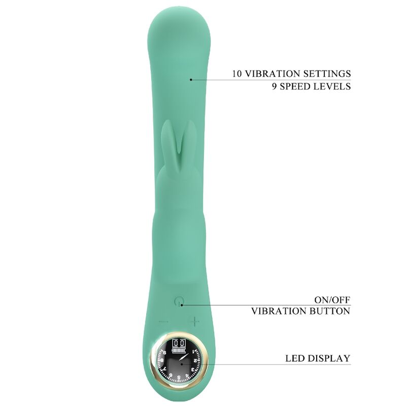 Pretty Love – Lamar Rabbit Vibrator & Grüner G-Spot