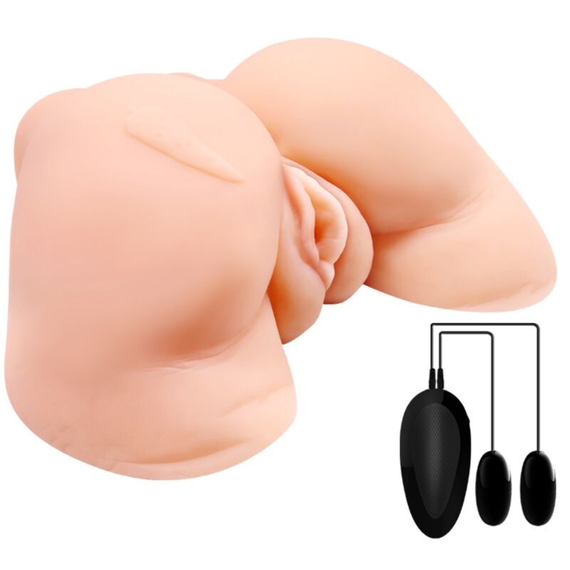 Crazy Bull – Vagina und Anus mit Realistischem Netz mit Vibration