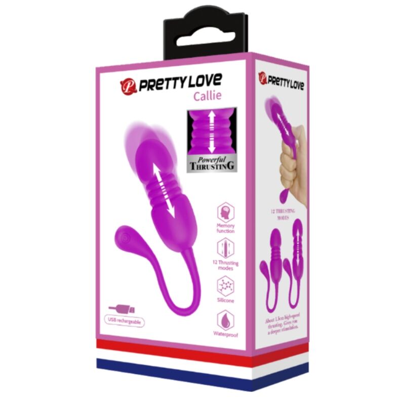 Pretty Love – Callie Purple Wiederaufladbares Vibrations-Ei