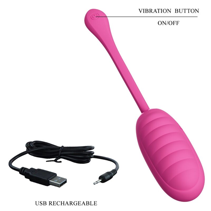 Pretty Love – Catalina Pink Wiederaufladbares Vibrierendes Ei App