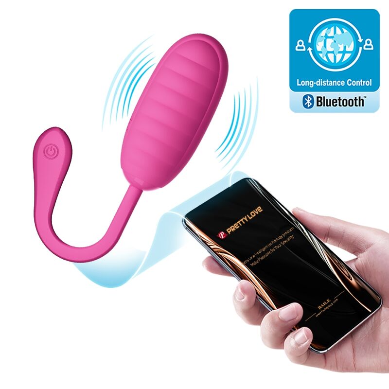 Pretty Love – Catalina Pink Wiederaufladbares Vibrierendes Ei App