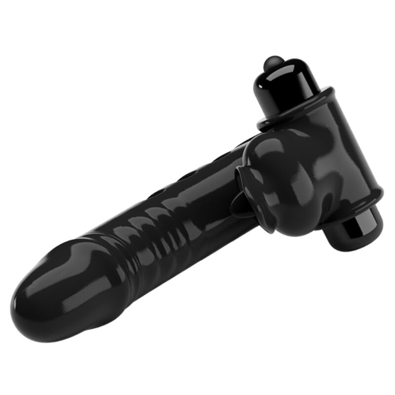 Pretty Love – Corbin Schwarze Vibrator-Fingerabdeckung
