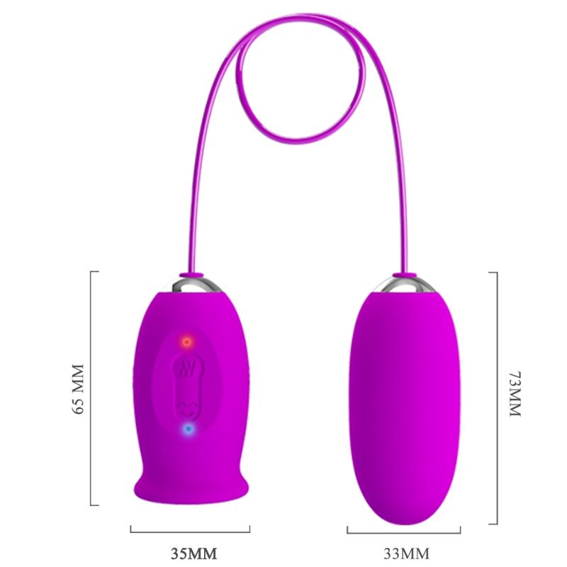 Pretty Love – Daisy Dual Egg Wiederaufladbarer Vibrator Lila