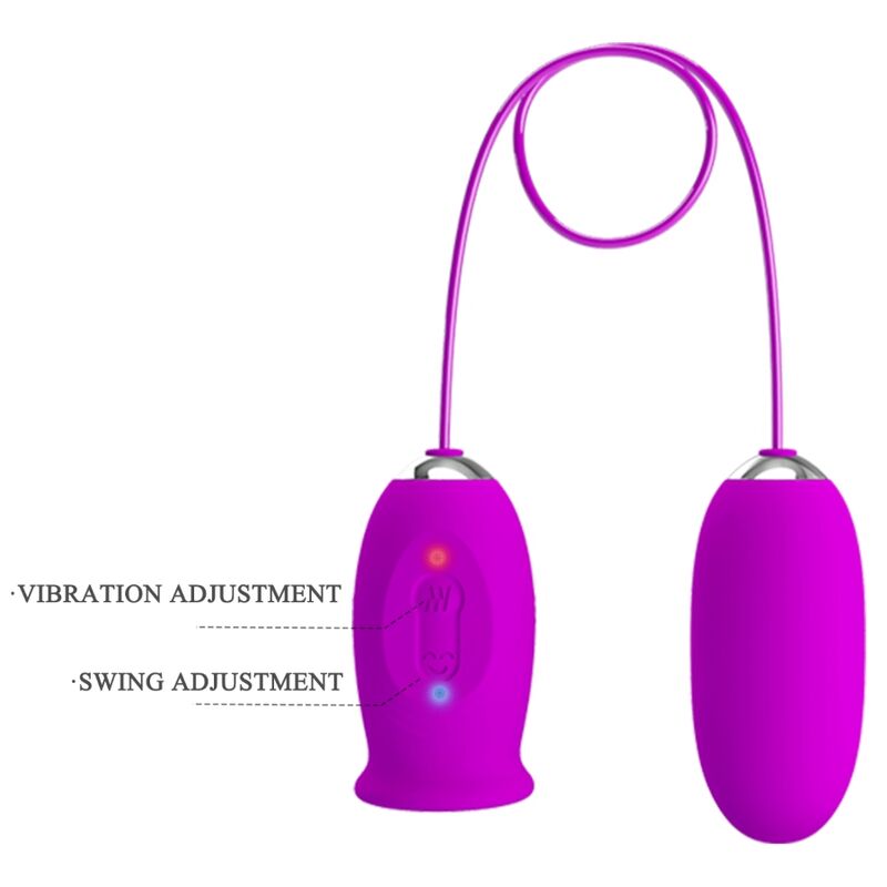 Pretty Love – Daisy Dual Egg Wiederaufladbarer Vibrator Lila