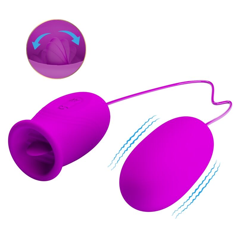 Pretty Love – Daisy Dual Egg Wiederaufladbarer Vibrator Lila