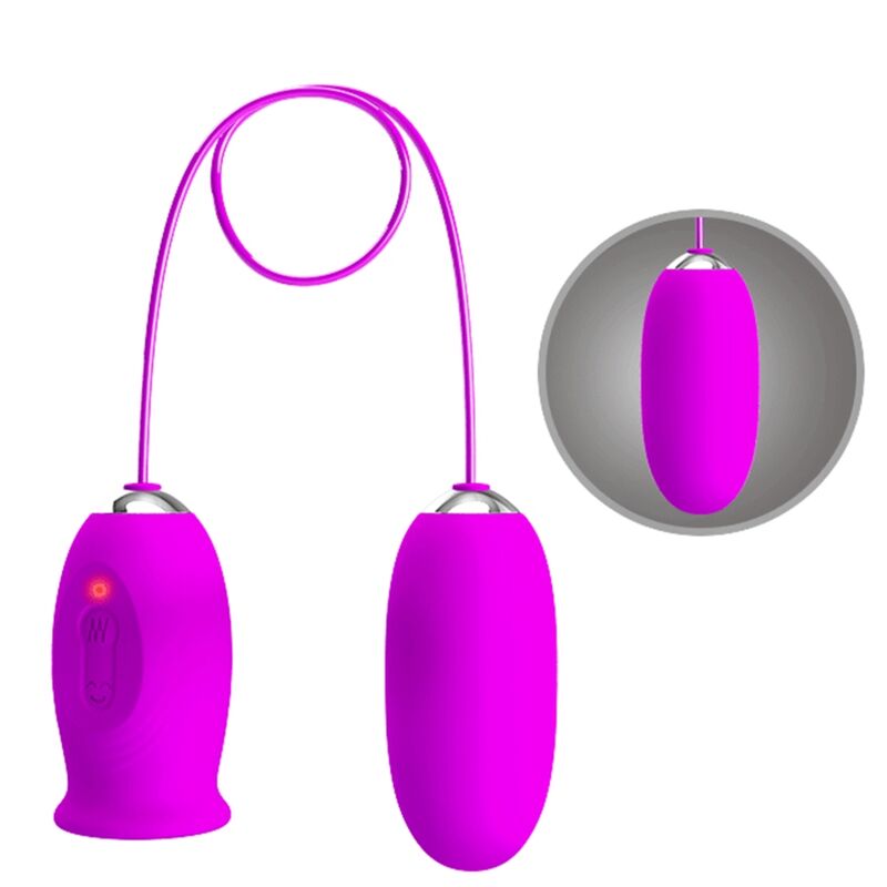 Pretty Love – Daisy Dual Egg Wiederaufladbarer Vibrator Lila