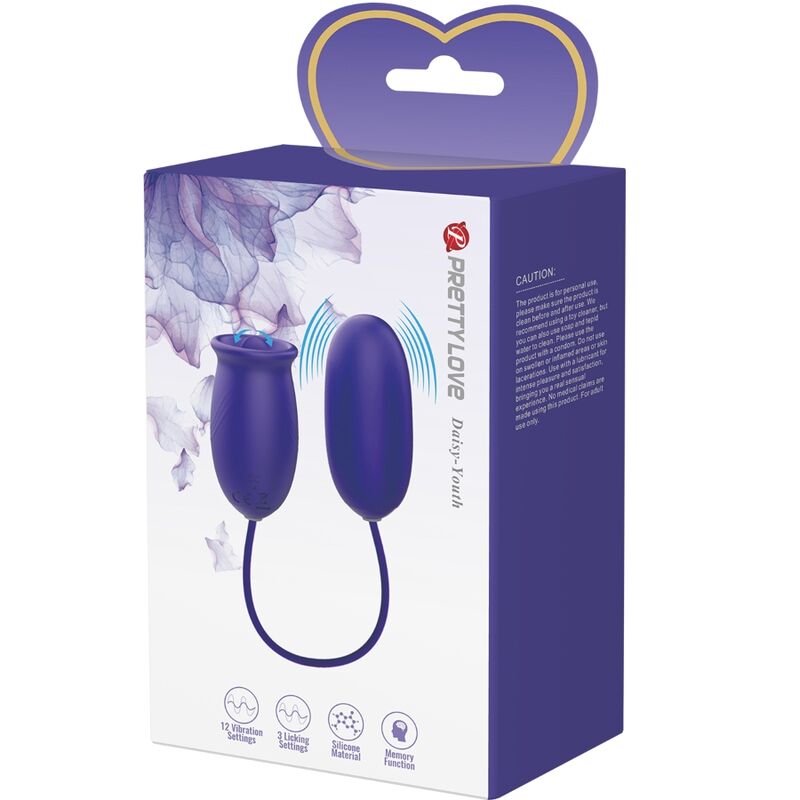 Pretty Love – Daisy Youth Violet Wiederaufladbarer Vibrator-Stimulator