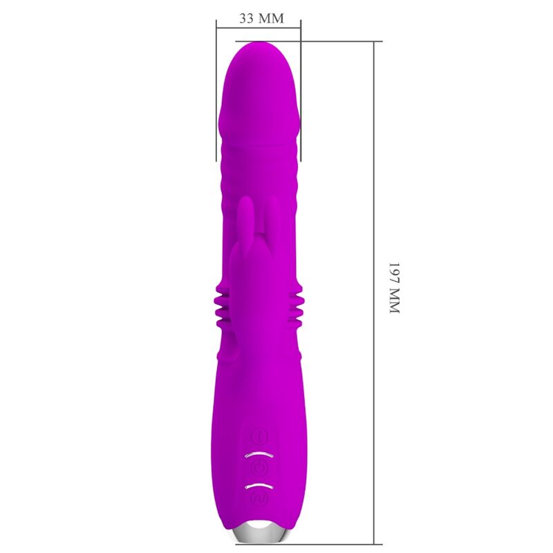 Pretty Love – Dorothy Purple Wiederaufladbarer Kaninchenvibrator