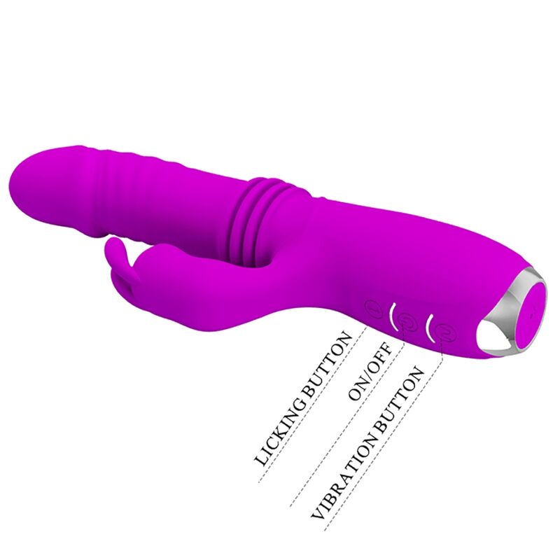 Pretty Love – Dorothy Purple Wiederaufladbarer Kaninchenvibrator