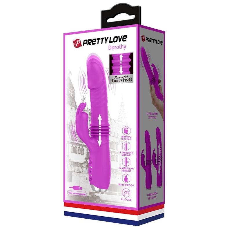 Pretty Love – Dorothy Purple Wiederaufladbarer Kaninchenvibrator