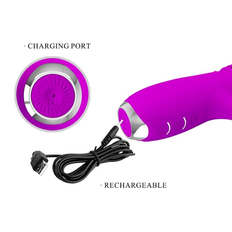Pretty Love – Dorothy Purple Wiederaufladbarer Kaninchenvibrator