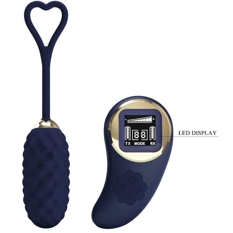Pretty Love – Vivian Blue Vibrations-Ei mit Fernbedienung