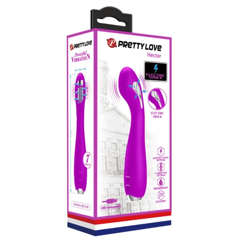 Pretty Love – Hector Wiederaufladbarer Elektroschock-Vibrator…