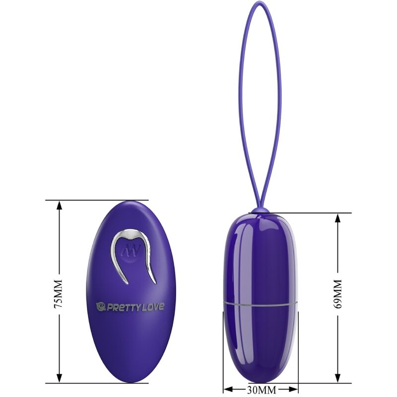 Pretty Love – Selkie Youth Mini Vibrierendes Ei Violet Fernbedienung