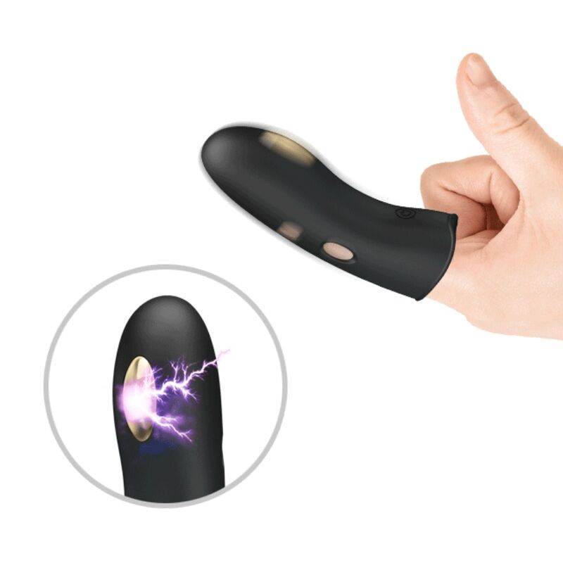 Pretty Love – Marico Schwarze Elektrostimulator-Fingerhülle