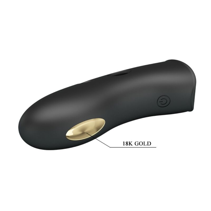 Pretty Love – Marico Schwarze Elektrostimulator-Fingerhülle