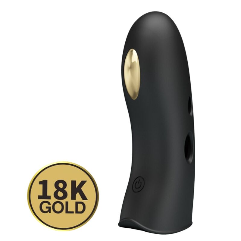 Pretty Love – Marico Schwarze Elektrostimulator-Fingerhülle