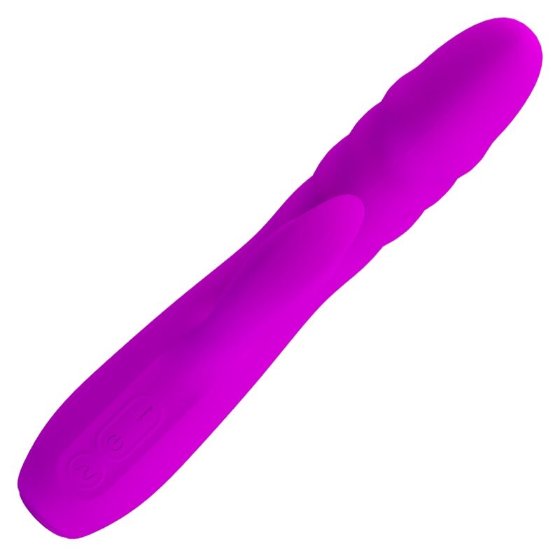 Pretty Love – Melanie Purple Wiederaufladbarer Kaninchenvibrator