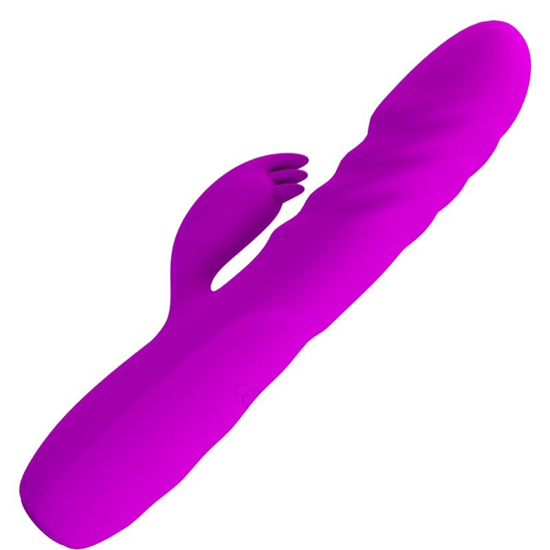 Pretty Love – Melanie Purple Wiederaufladbarer Kaninchenvibrator