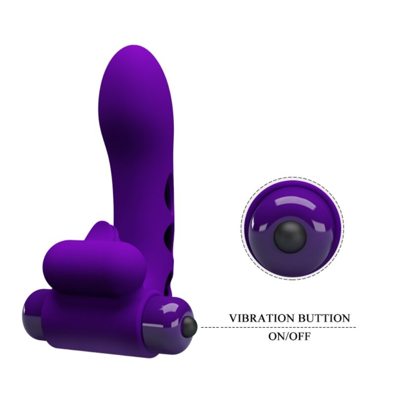 Pretty Love – Orlando Purple Vibrator Fingerhülle