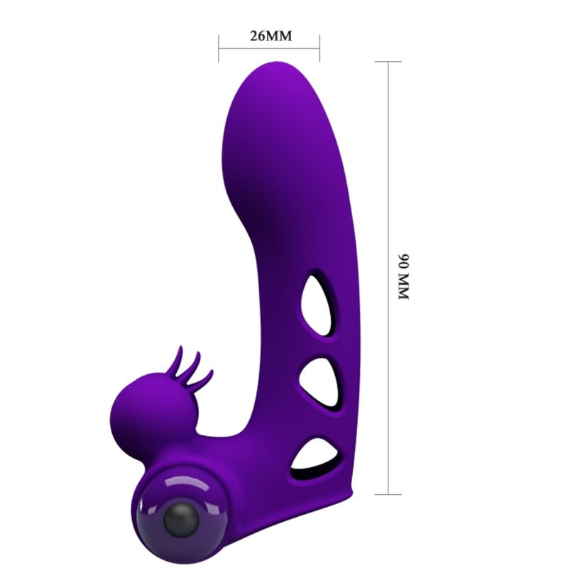 Pretty Love – Orlando Purple Vibrator Fingerhülle