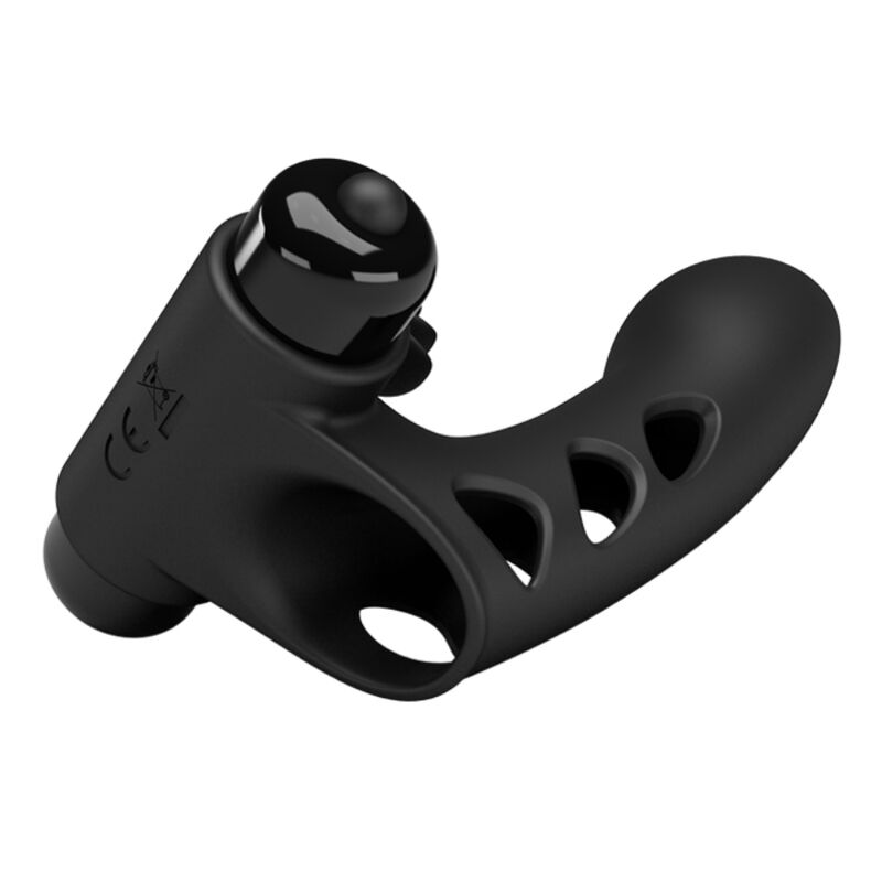 Pretty Love – Orlando Schwarze Vibrator-Fingerhülle