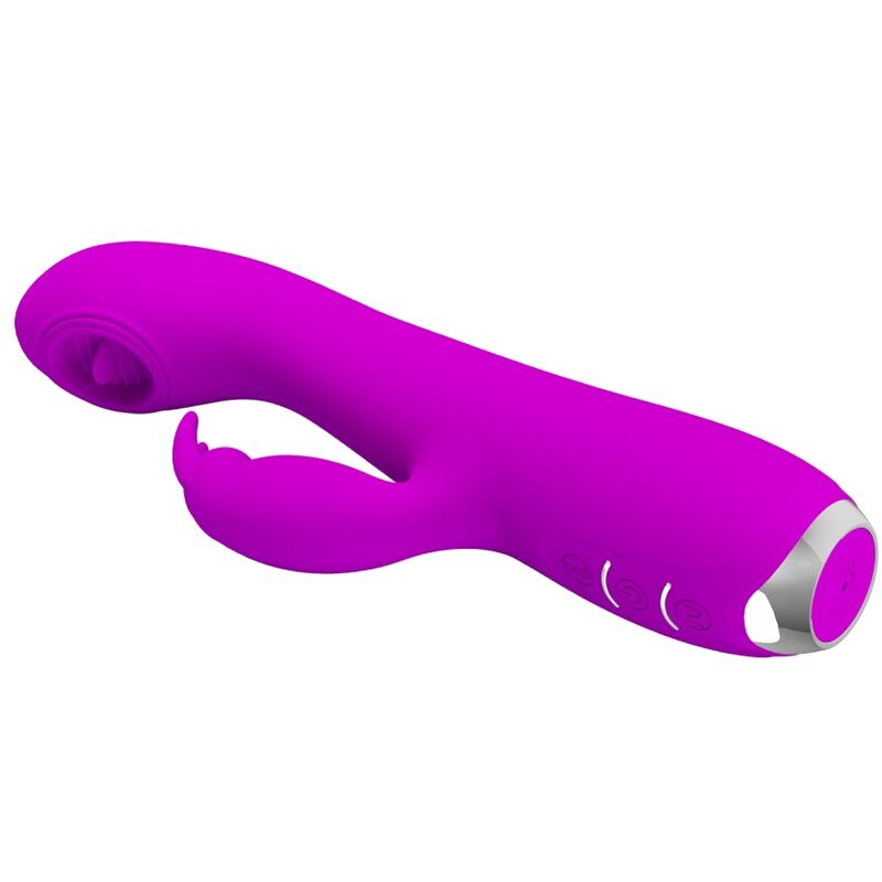 Pretty Love – Rachel Wiederaufladbarer Vibrator mit Lila Saugnapf