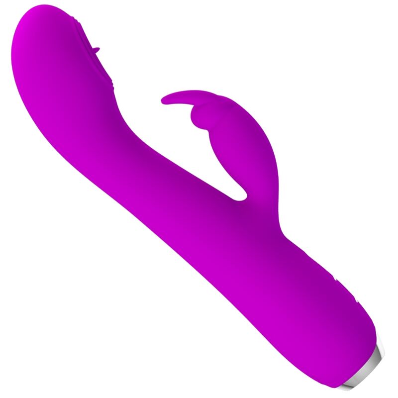 Pretty Love – Rachel Wiederaufladbarer Vibrator mit Lila Saugnapf