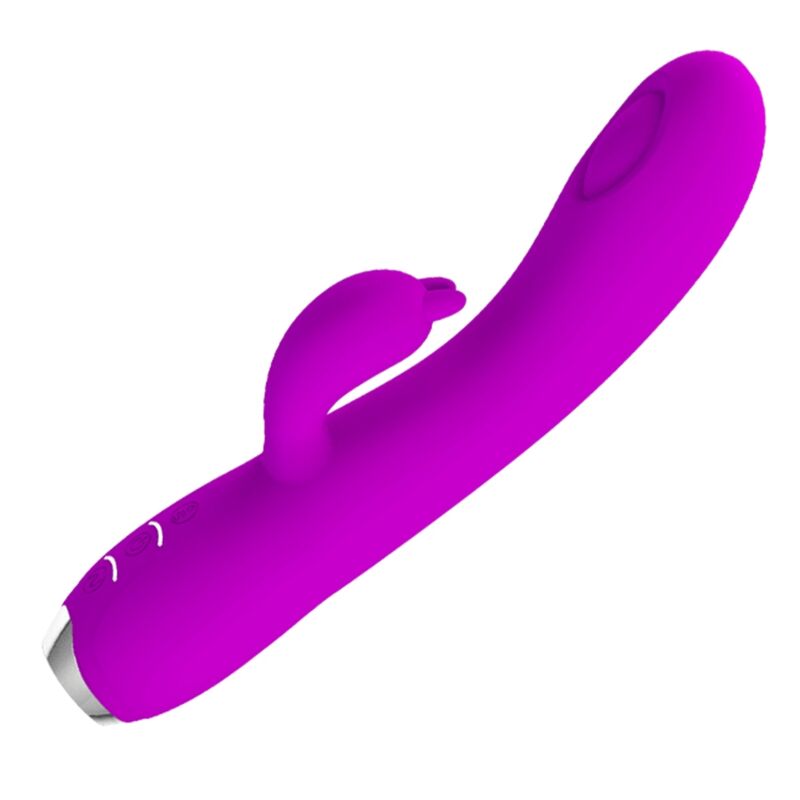 Pretty Love – Regina Wiederaufladbarer Vibrator-Sauggel Lila