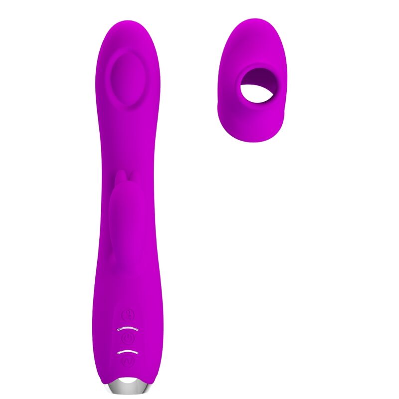 Pretty Love – Regina Wiederaufladbarer Vibrator-Sauggel Lila