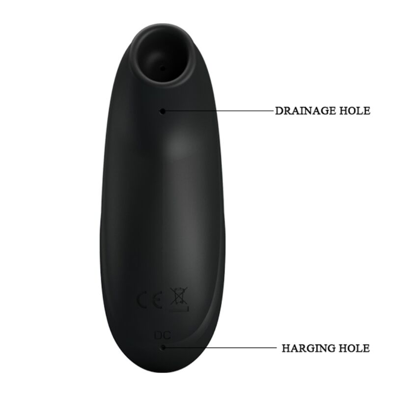 Pretty Love – Luxus-Wiederaufladbarer Saugmassager Schwarz