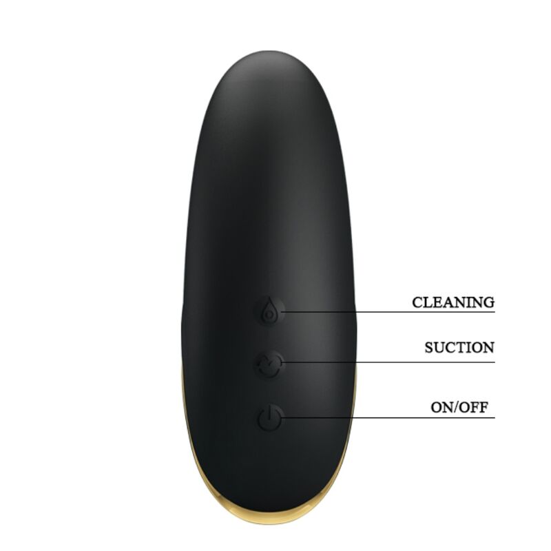 Pretty Love – Luxus-Wiederaufladbarer Saugmassager Schwarz