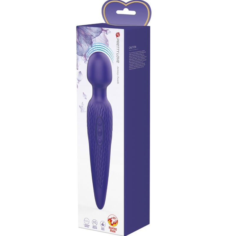 Pretty Love – Antony Youth Wand Vibrator Violet Wrmeeffekt