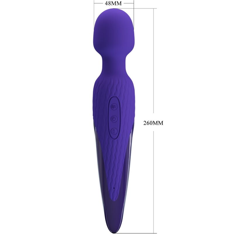 Pretty Love – Antony Youth Wand Vibrator Violet Wrmeeffekt