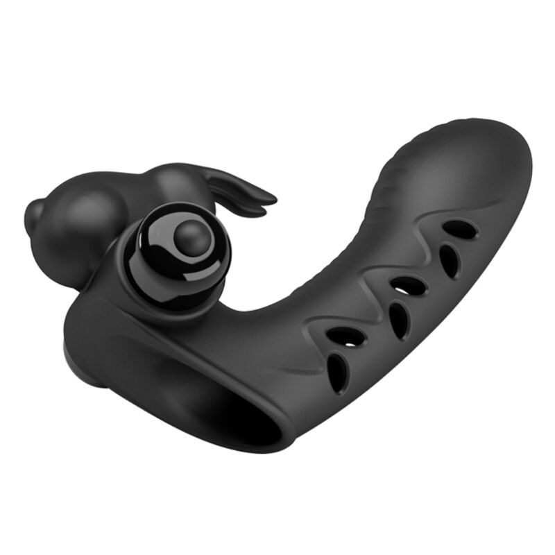 Pretty Love – Vance Black Rabbit Vibrator Fingerabdeckung